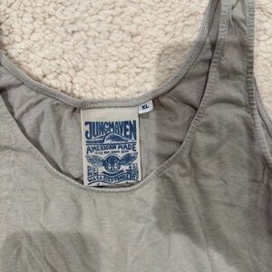 Jungmaven Stone Gray Sleeveless Top